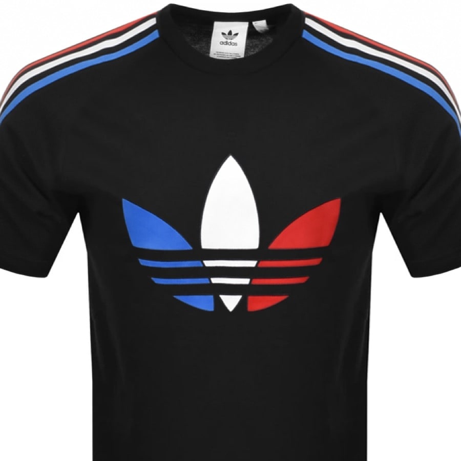 Alternative Image for Productadidas Originals Tricol 2 T Shirt Black2